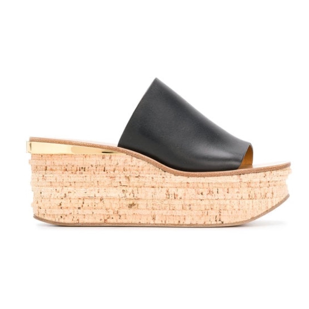 Chloe Wedge Mule Sandal